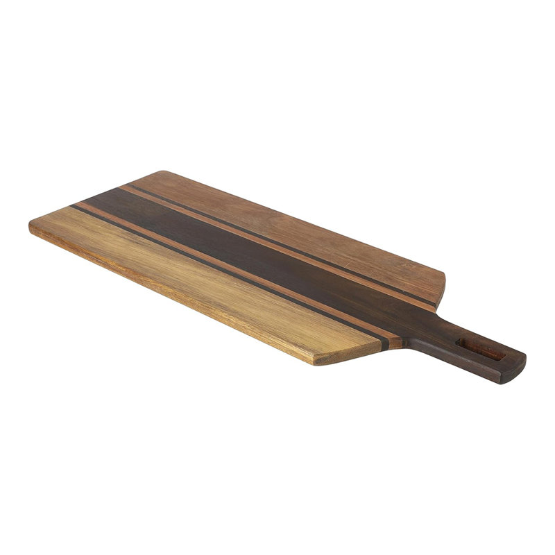 Planche à découper et à servir en bois d'acacia Kenmore San Ysidro, 26,5 po x 10 po