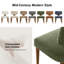 Chaises de salle à manger rembourrées de style Mid-Century-1898981441