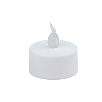 light ok 24pc LED Tea Light Candles Realistic Battery-Powered Flameless Candles