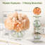 Pivoines artificielles avec vase et eau artificielle pour centre de table, décoration de mariage