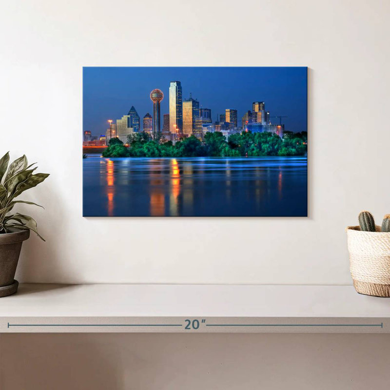 Nicci Trinity River Night Lights, 8" H x 12" W