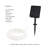 Indoor / Outdoor 100 - Bulb 468 in. Battery Powered and Solar Powered LED Rope String Light-1792392827