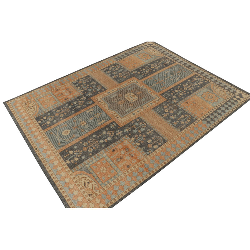 Wool Oriental Area Rug, Rectangle 9'2" x 12'1"