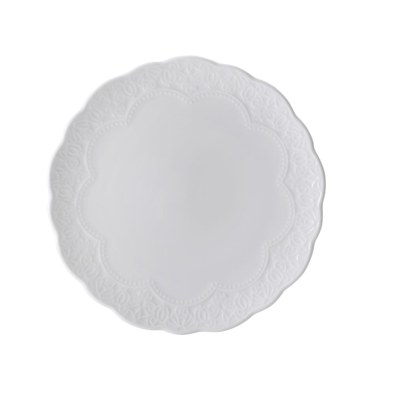 Abigail 12-Piece Lightweight Chip-Resistant Bone China Dinnerware Set, Service for 4