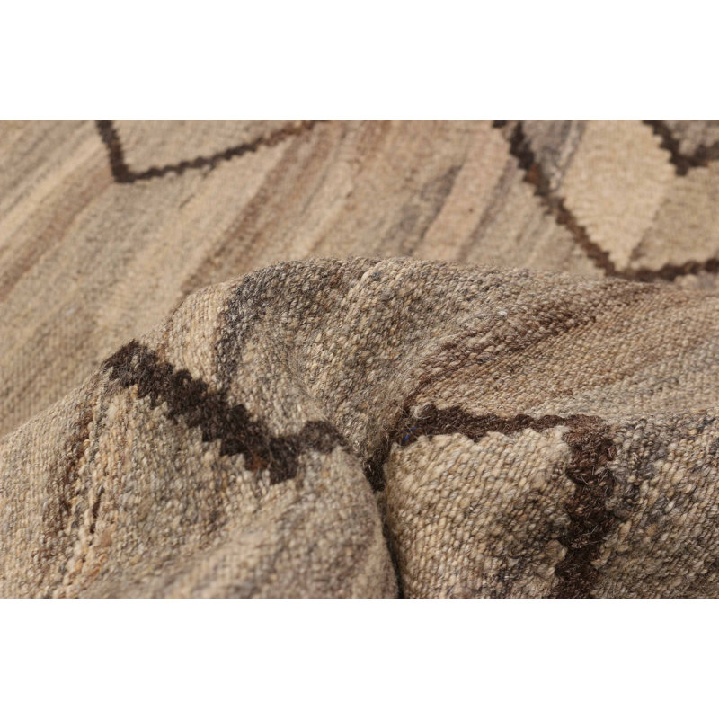 Sivas Taupe Kilim 5'0" x 6'9"