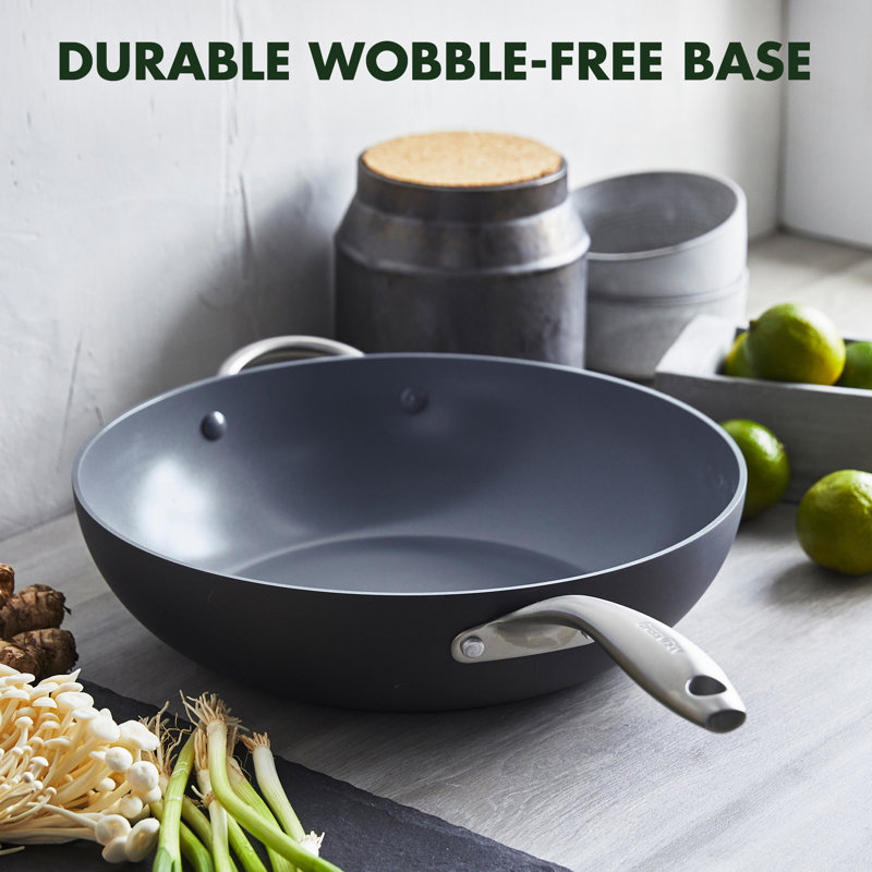 GreenPan Lima 12.5" Non-Stick Hard Anodized Ceramic Wok