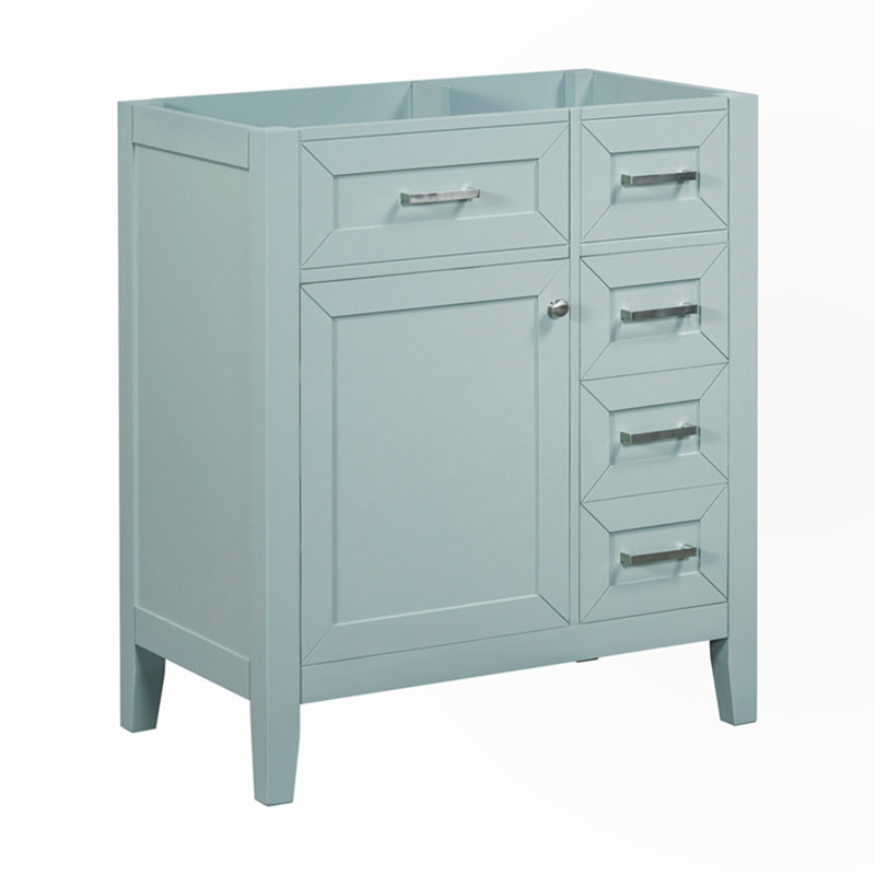 Degraaf Freestanding Bathroom Cabinet, Blue