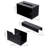 Black Rectangular Acrylic Tissue Box Cover Holder