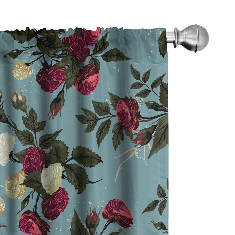 Semi Sheer Curtain Pair, 28" W x 84" L