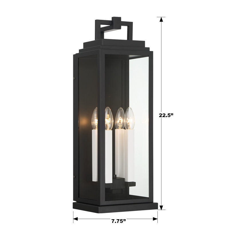 Tushara Wall Light, 22.5" H x 7.75" W x 7.25" D, 4 Lights