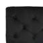 Banc rembourré moderne, noir et bronze, conception de lignes précises, pieds en métal poli, coutures en diamant pour sophistication, structure en fer, rembourrage en mousse, matériau en velours, produit de 44,98 po-883511849