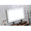 Miroir de salle de bain avec cadre en métal pour mur-110584668-122720346
