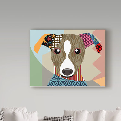 Buckey 'Whippet' Graphic Art Print on Wrapped Canvas