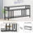  65'' TV Stand Fits TV up to 75'', TV Media Console with 3-Tier Open Storage Shelves, Industrial Entertainment Center with Quadruple-Tube Support for Living Room, Gray-1312662687-1312662685