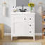 Meuble-lavabo moderne avec lavabo en céramique et 3 tiroirs-1422195498