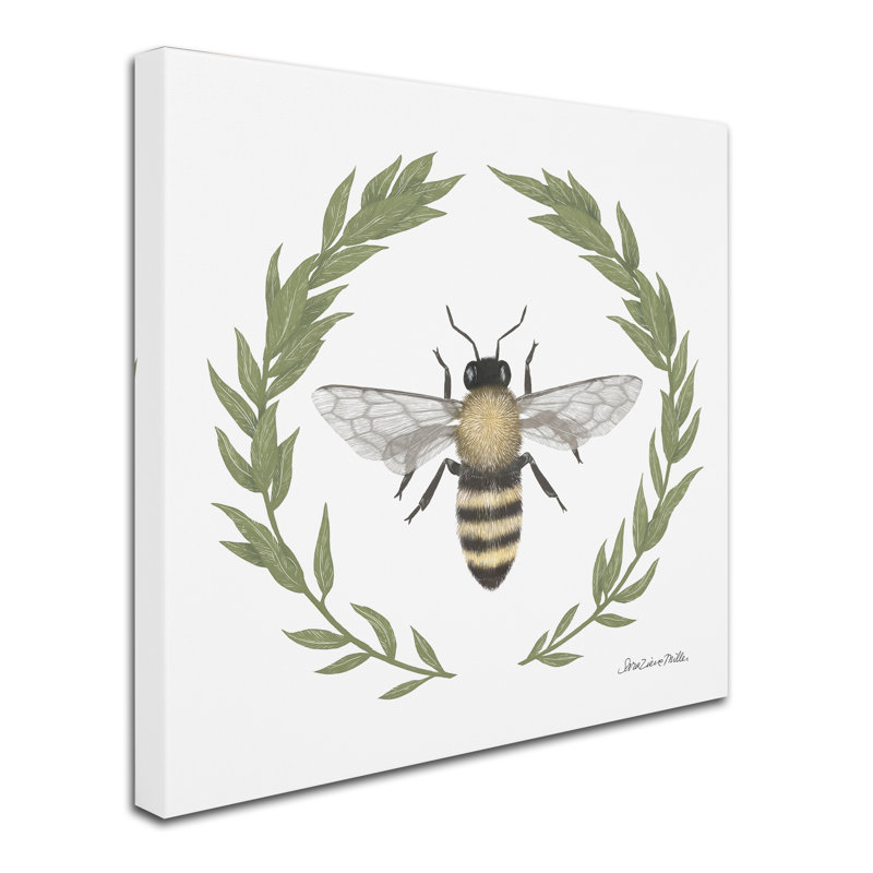 « happy to bee home i », reproduction d’impression sur toile tendue, H 18 po x l 18 po