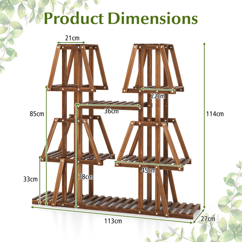 Braxtyn Wood Plant Stand