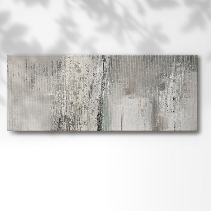 Rivage scintillant sur toile, H 12 po x l 30 po x P 1,5 po