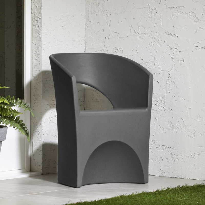 Dalya Patio Chair, Dark Gray