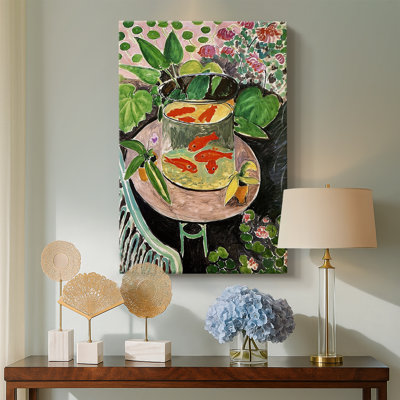Goldfish (Les Poissons rouges) -Gallery Wrapped Canvas by Henri Matisse