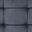 Velours gris confortable, mousse D20, conduite d'eau de style industriel, siège en mousse de la surface principale, style industriel, coussin décoratif pour