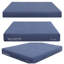 Matelas double à ressorts ensachés ZONE 12 po avec mousse à mémoire de forme et couches de qualité supérieure, bleu et multicolore ZONE-710399229-709834781