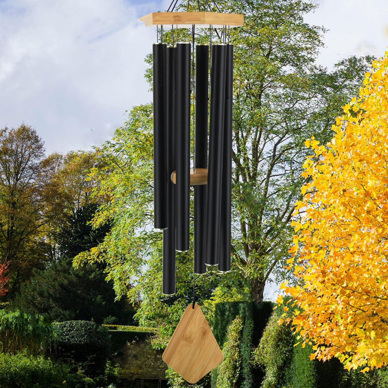 Carillon extérieur grand ton profond, Noir