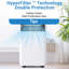 Climatiseur portatif 12 000 BTU avec télécommande pour chambre à coucher, bureau