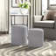 Repose-pieds rond avec rangement 15,5 po Alvena-704983552