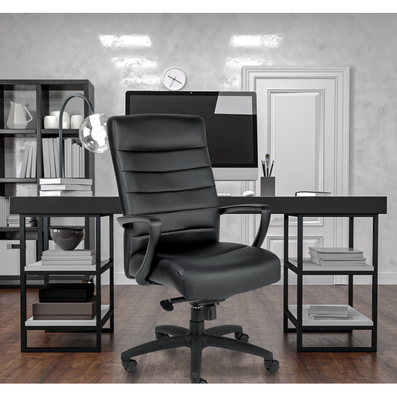 Chaise de bureau Aoilisa, Noir