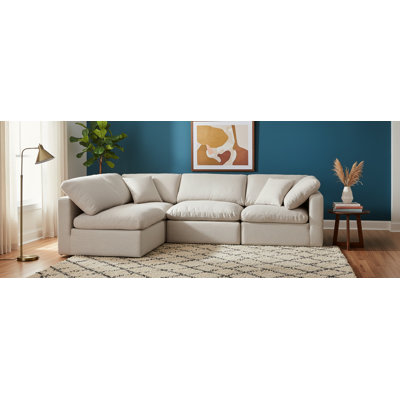 Canapé modulaire rembourré 4 pièces Izzet