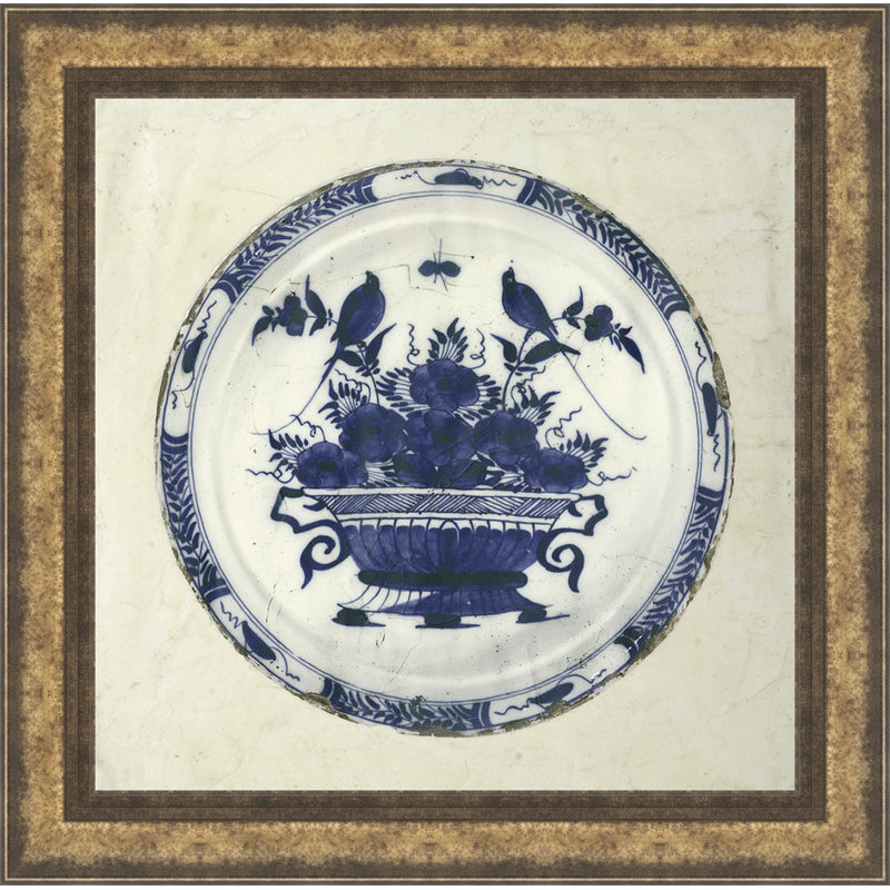 « embellied faïence v », impression encadrée