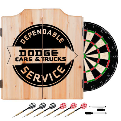 Ensemble de jeu de fléchettes et d'armoire Dodge Service