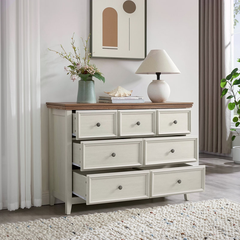 Commode moderne à 7 tiroirs, commode à tiroirs et rangement pour vêtements, armoire de rangement pour le salon