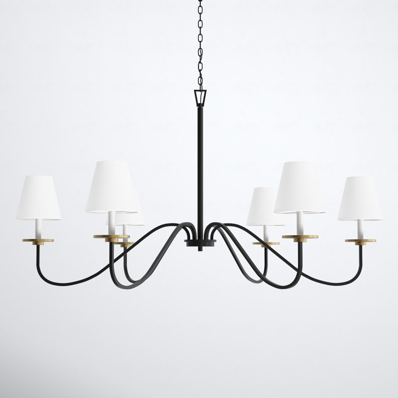 Cloverdale 6 - Light Dimmable Traditional Chandelier