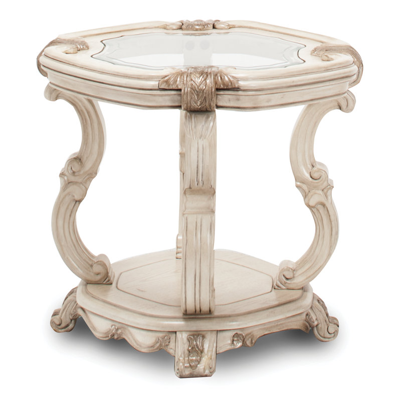 Table de bout Platine de Royale, Champagne