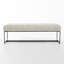 Genuine Leather Upholstered Bench-1468055046