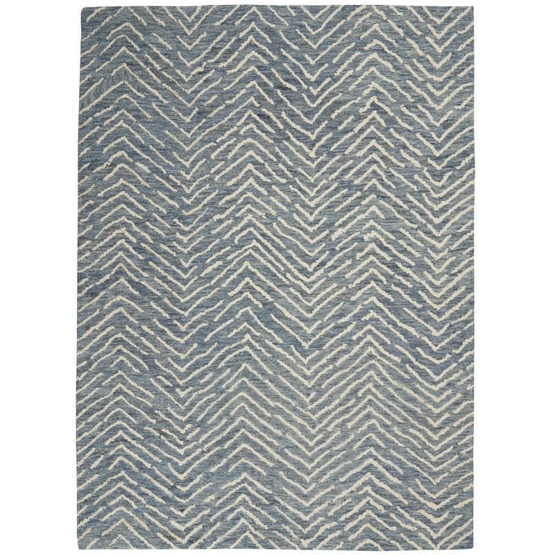 Jambi Chevron Hand Woven Area Rug, Rectangle 160 x 221cm 