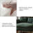 45.67"Modern minimalist retro green velvet sofa