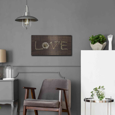 Red Barrel Studio® «Love is All You Need» par Lori Deiter, art mural en métal