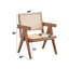 Chair In Natural Color - 24" Width, 32" Height Modern And Comfy Seating Accent Tone 22" Seat 16" Height, 19" Depth Versatile Choice