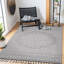 Tapis intérieur / extérieur gris / blanc à motif médaillon Loom & Luxe Collection-1894737612
