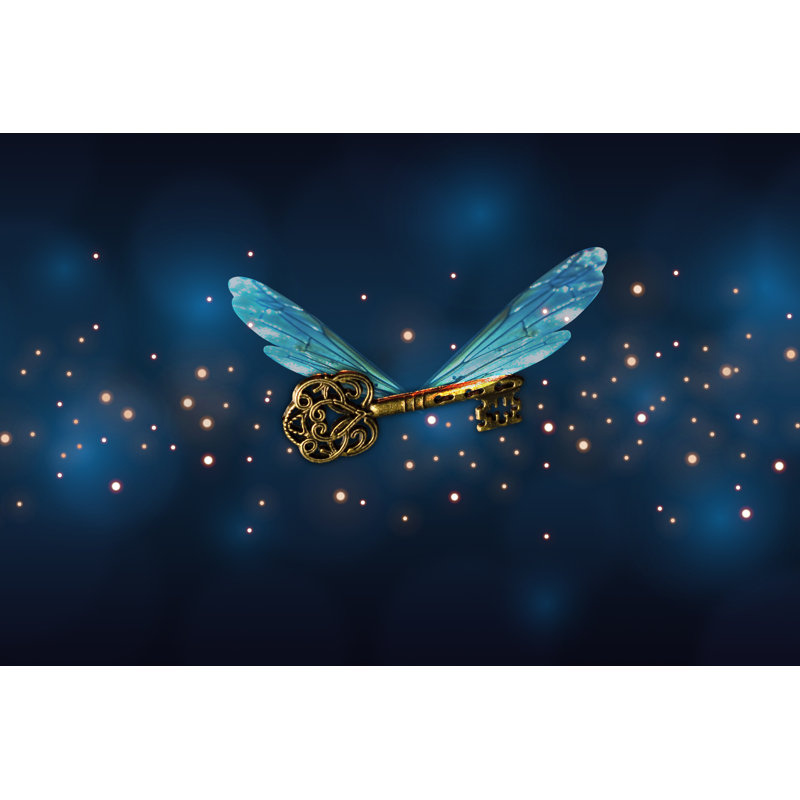 Lochmoor Flying Key by Sunnychicka - Wrapped Canvas Print, 61cm H x 91cm W 3.8cm D