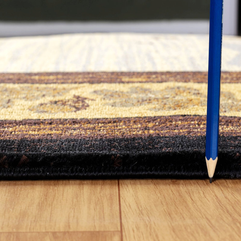 Tapis en polypropylène avec envers en jute, Rectangle 7 pi 10 po x 10 pi 3 po