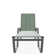 Holna Outdoor Rust-Resistant Metal Chaise Lounge