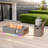 42" Propane Gas Fire Pit Table 50,000 Btu With Rgb Light And Tank Storage Table-1016980342