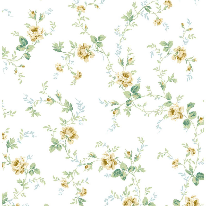 Rouleau de fleurs Asenith, Champ de blé / sauge, 396" L x 20.5" W