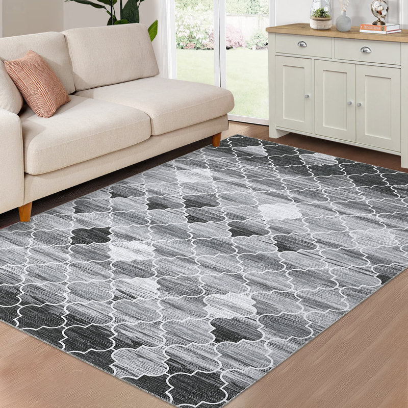Merrillyn Washable Geometric Indoor Rug, Rectangle 5' x 7'