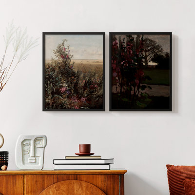 " Vintage Landscape XIV " 2 - Pieces
