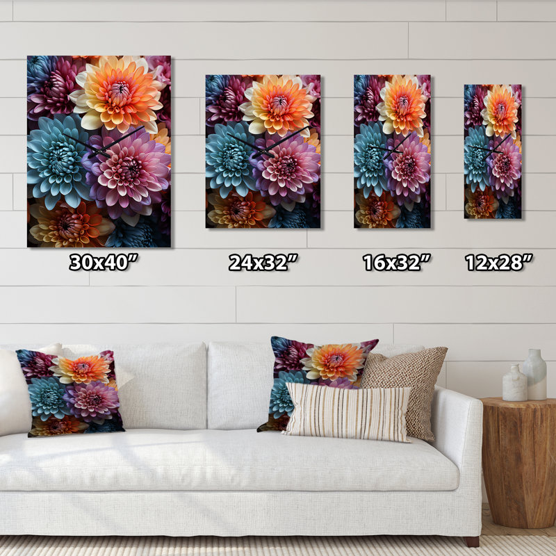 Horloge murale moderne Cristyan - Mums, Grand